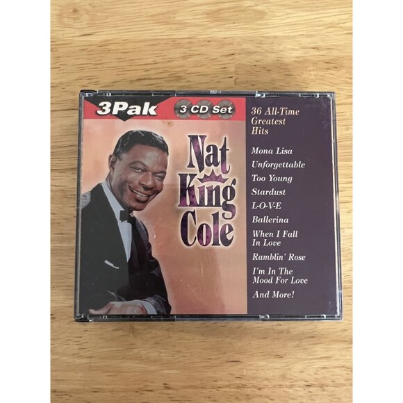 Nat King Cole 36 All-Time Greatest Hits 3 CD Set 1995 Jazz CEMA Music Pre-Owned - Picture 1 of 5